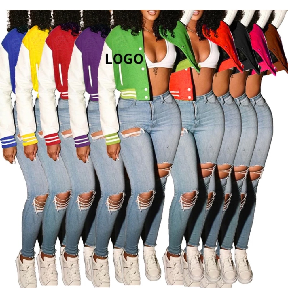 Green varsity jacket